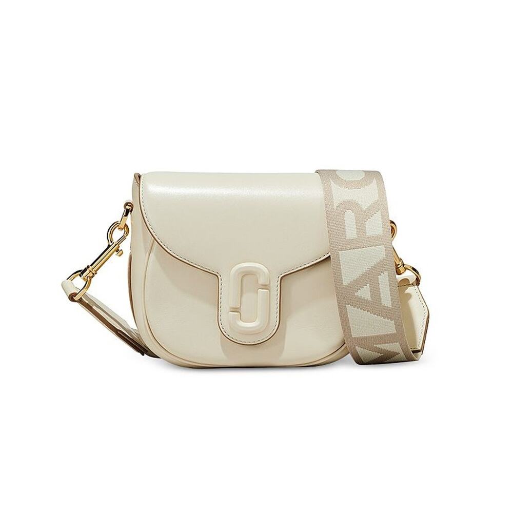 Marc Jacobs Covered Beige J Marc Saddle Bag